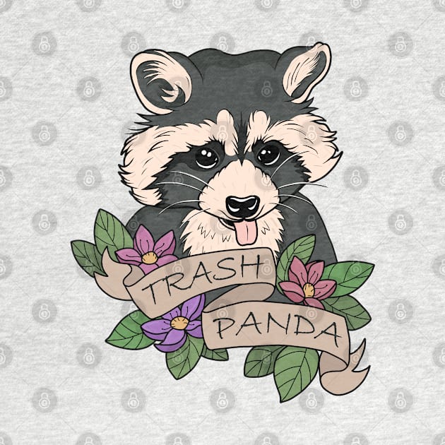 Raccoon - Trash Panda by valentinahramov